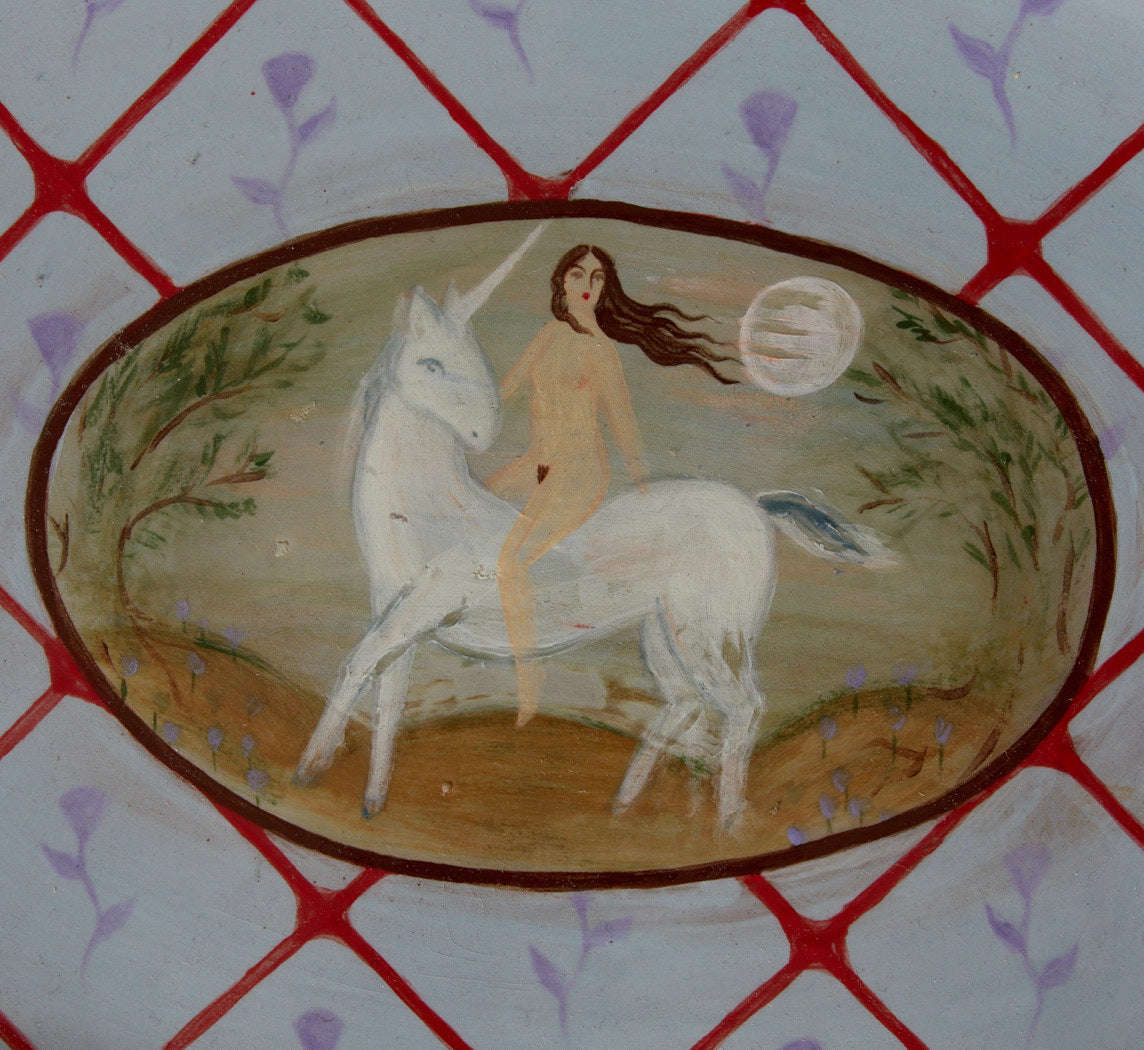 MOONLIGHT FABLE PLATE BY LUCY MCCALL