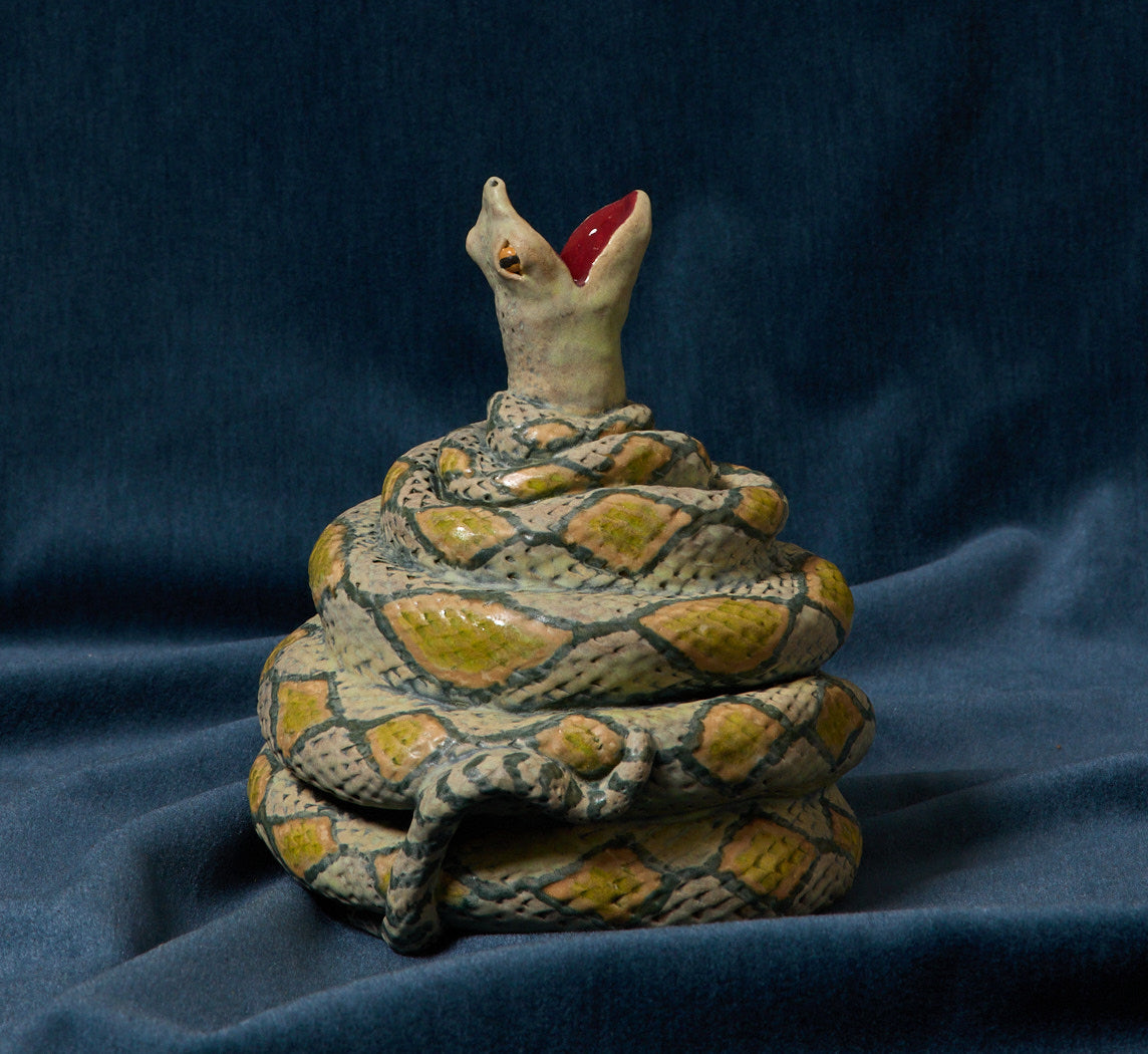 COILED SNAKE VASE BY PEARCE WILLIAMS