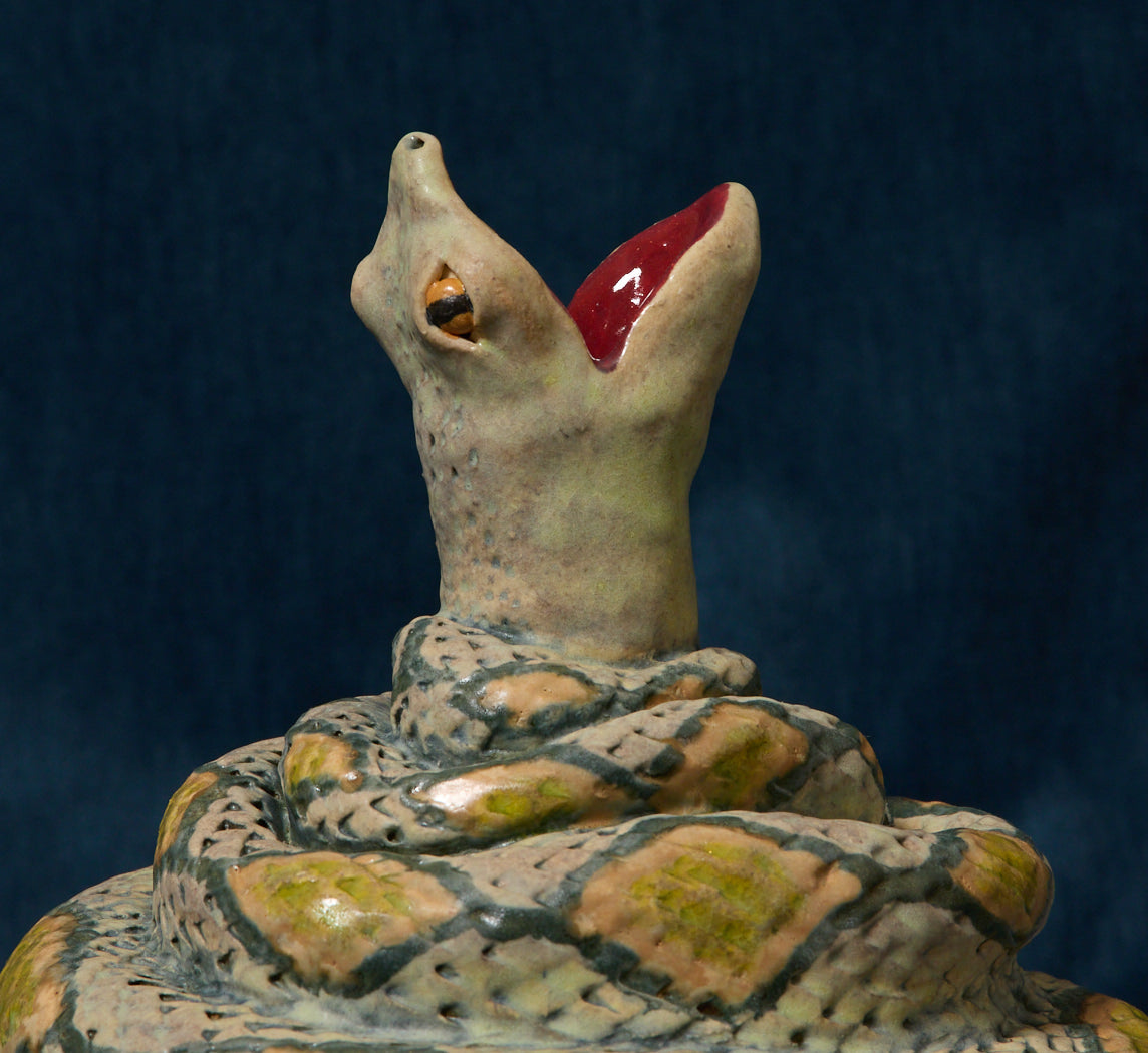 COILED SNAKE VASE BY PEARCE WILLIAMS