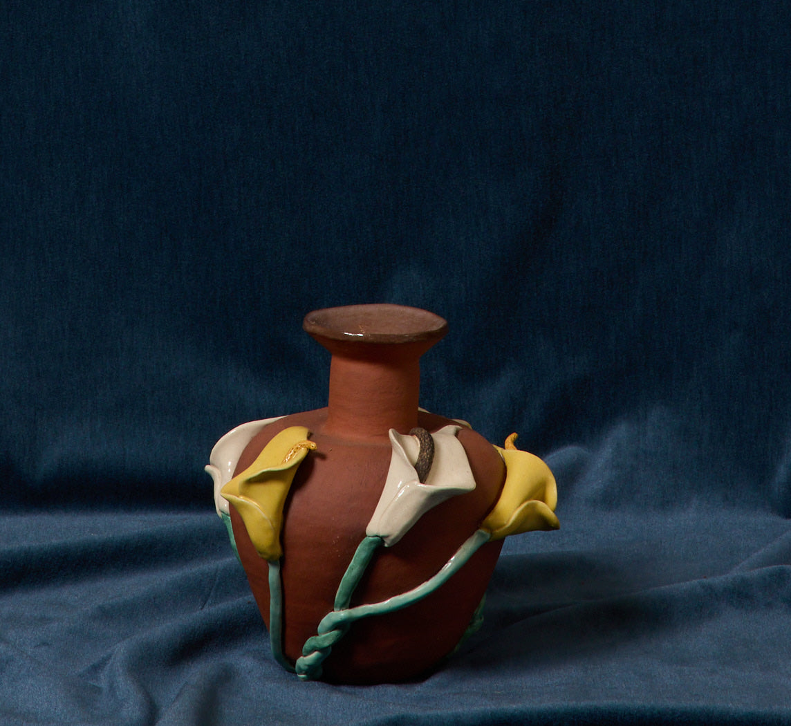 CALLA LILY VASE BY PEARCE WILLIAMS