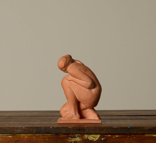 HUNGARIAN ART DECO TERRACOTTA SCULPTURE