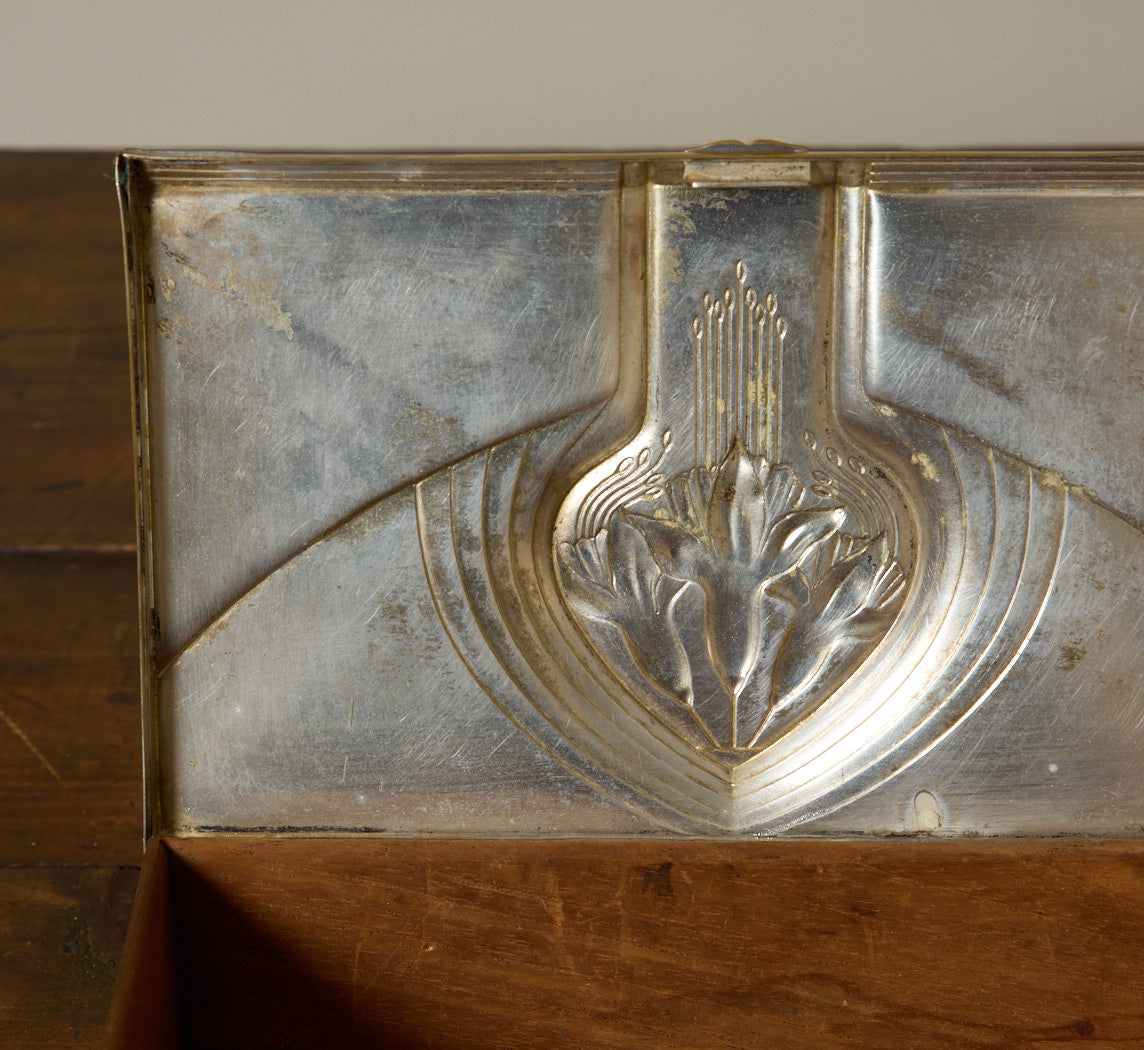 WMF ART NOUVEAU SILVER PLATED JEWELRY BOX