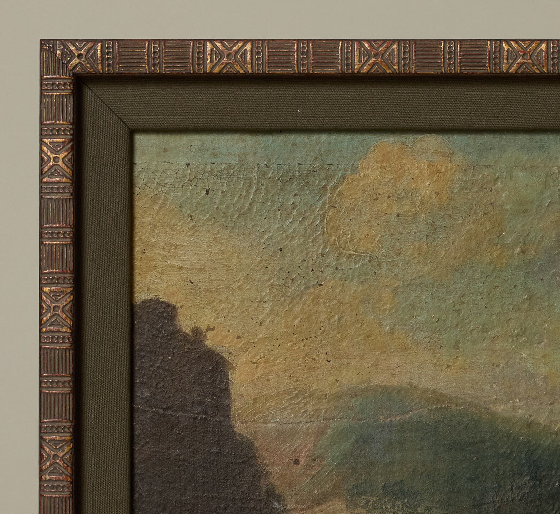 18TH CENTURY ITALIAN PAESAGGIO FLUVIALE