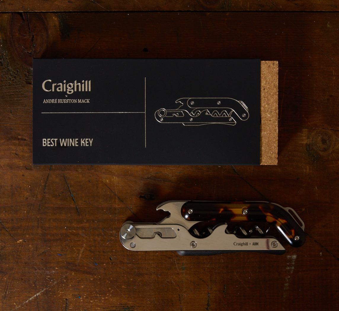 CRAIGHILL WINE KEY IN TORTOISE SHELL