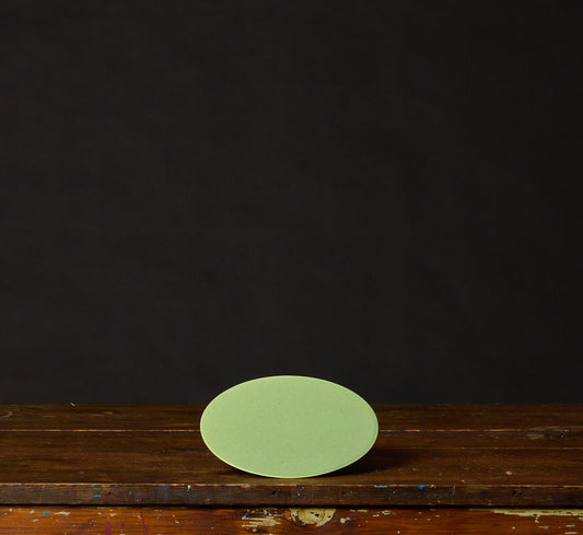 DESSERT PLATE IN GREEN RA BY ANN DEMEULEMEESTER