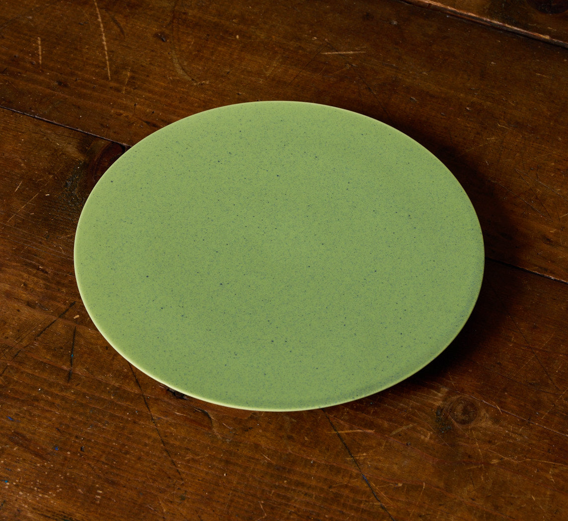 DESSERT PLATE IN GREEN RA BY ANN DEMEULEMEESTER