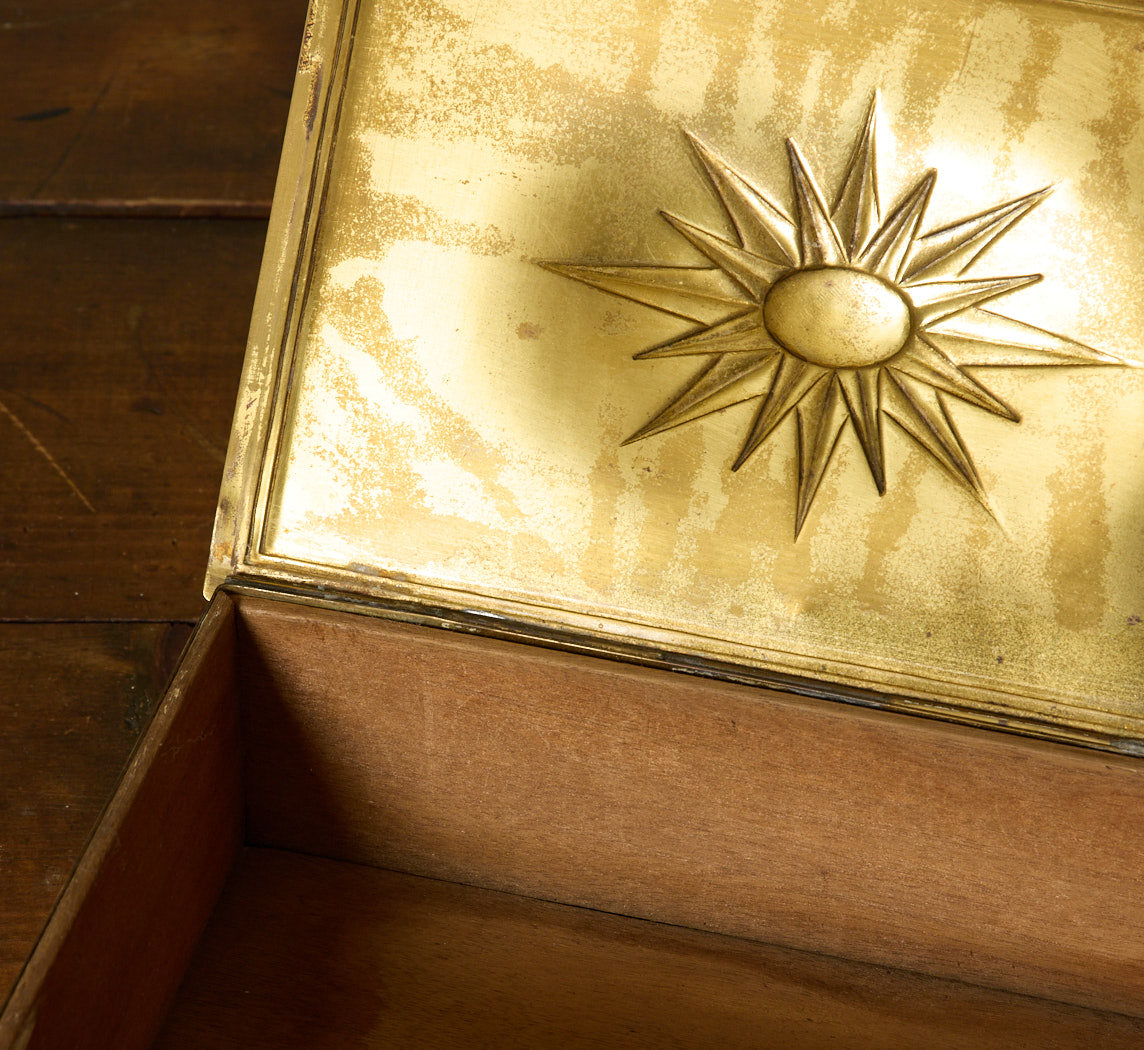 WMF ART NOUVEAU COPPER JEWELERY BOX