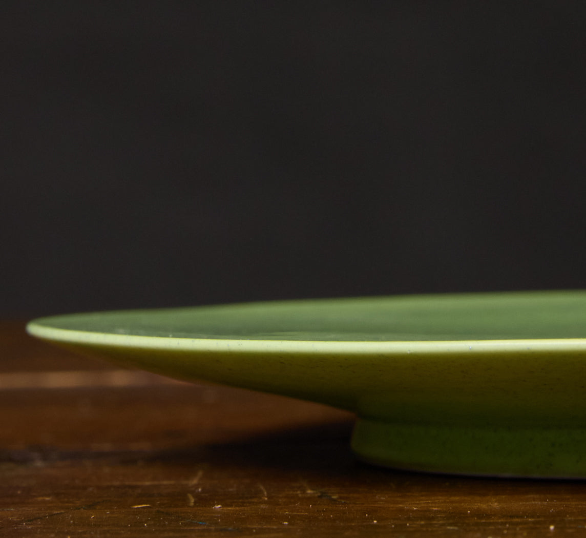 DESSERT PLATE IN GREEN RA BY ANN DEMEULEMEESTER