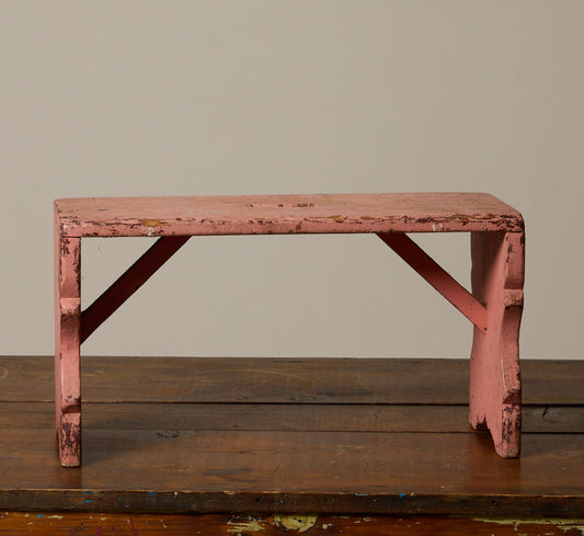 EARLY 20TH CENTURY PAINTED STEPPING STOOL