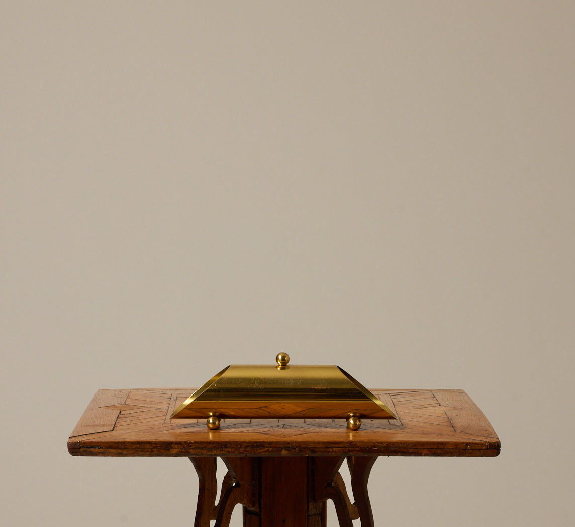 VINTAGE ITALIAN BRASS SERVICE TRAY