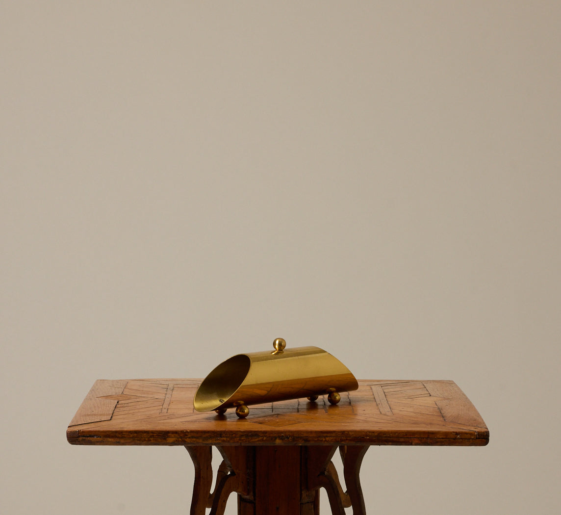 VINTAGE ITALIAN BRASS SERVICE TRAY