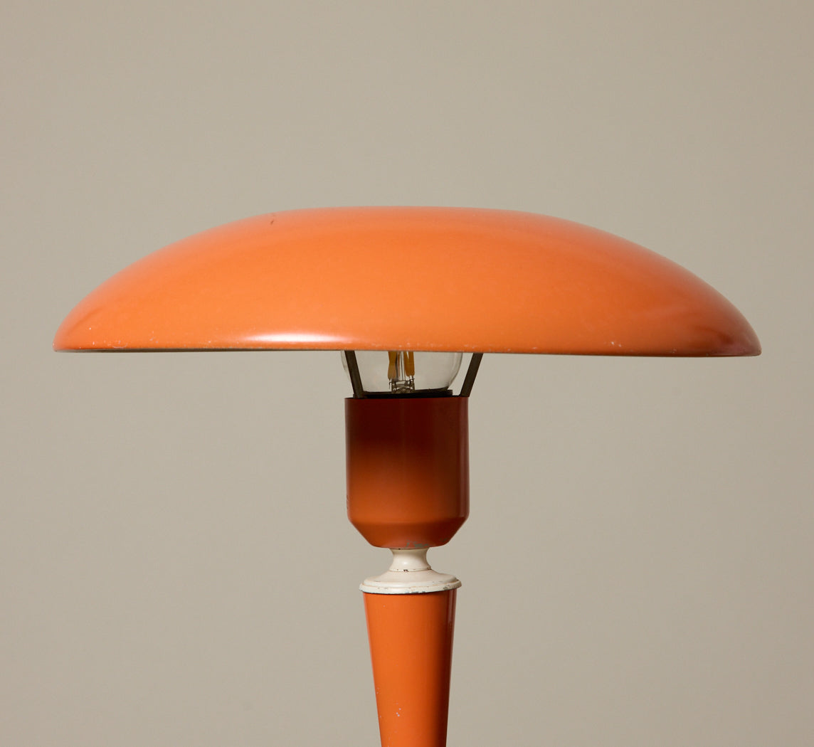 1950S BIJOU ORANGE TABLE LAMP BY LOUIS KALFF