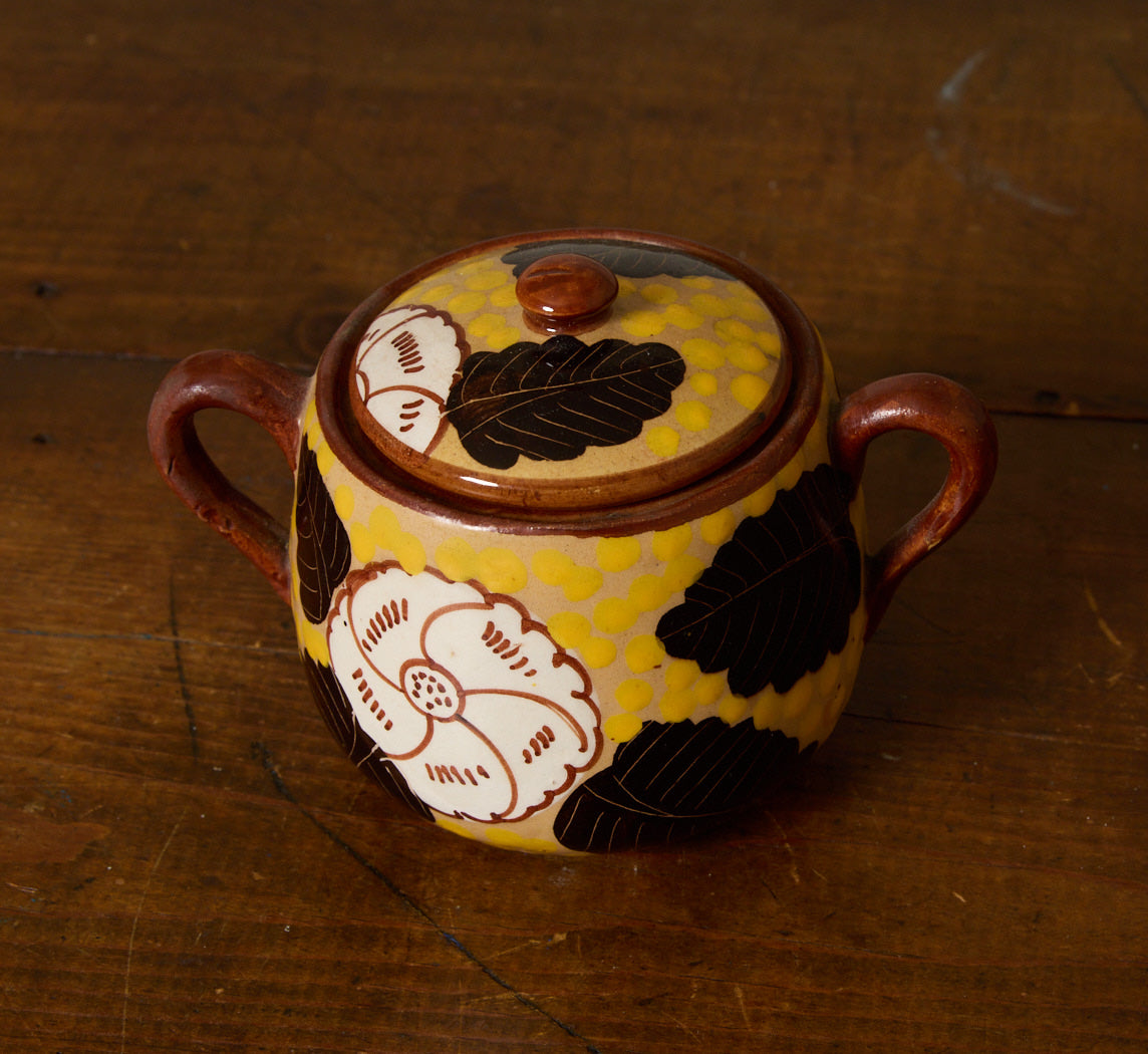 VINTAGE SICILIAN PETITE HAND PAINTED TEA SET