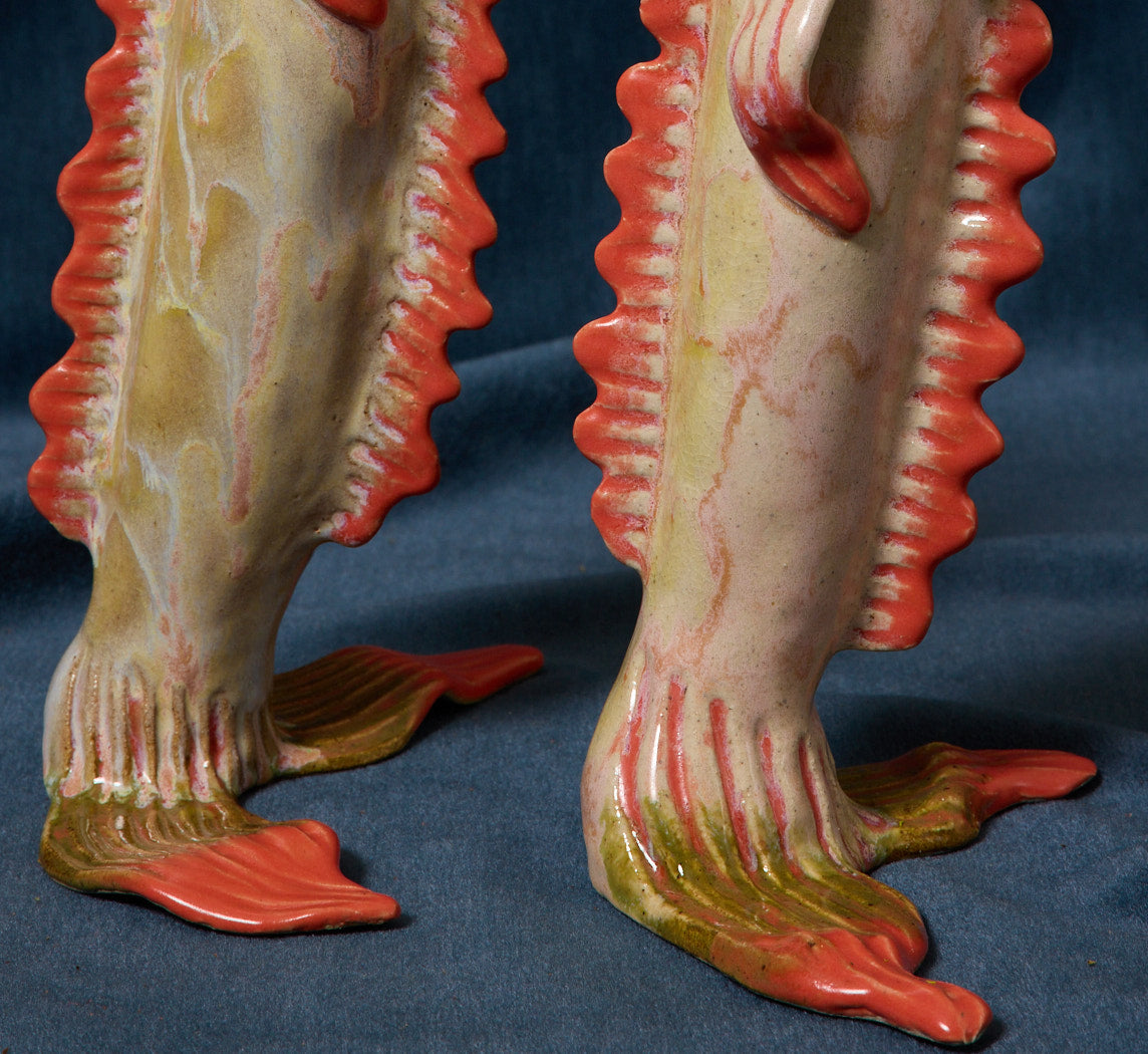 CORAL FISH VASE BY PEARCE WILLIAMS