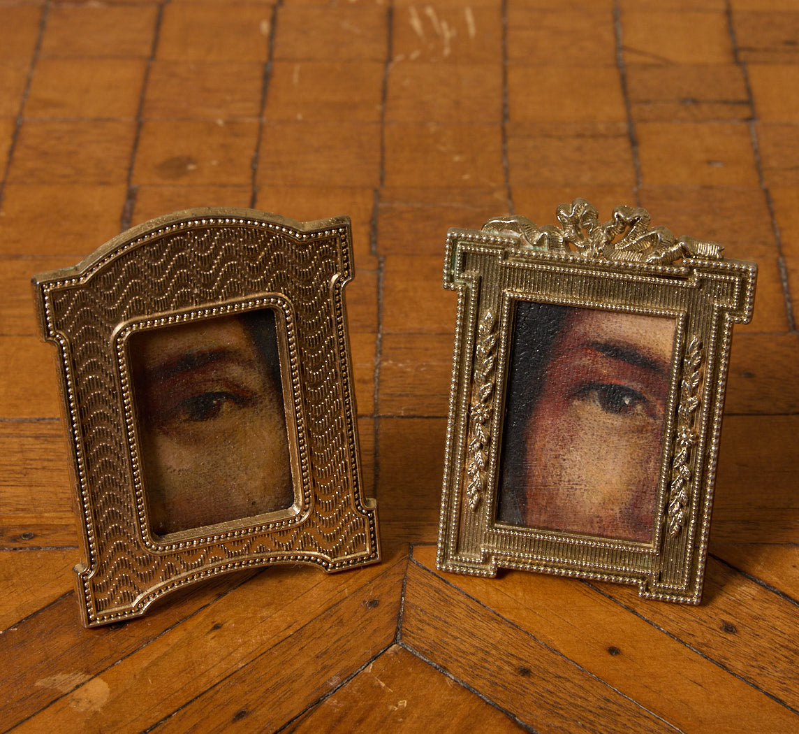 19TH CENTURY "LOVER'S EYE" MINIATURE SET