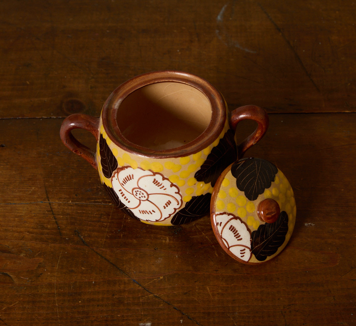 VINTAGE SICILIAN PETITE HAND PAINTED TEA SET