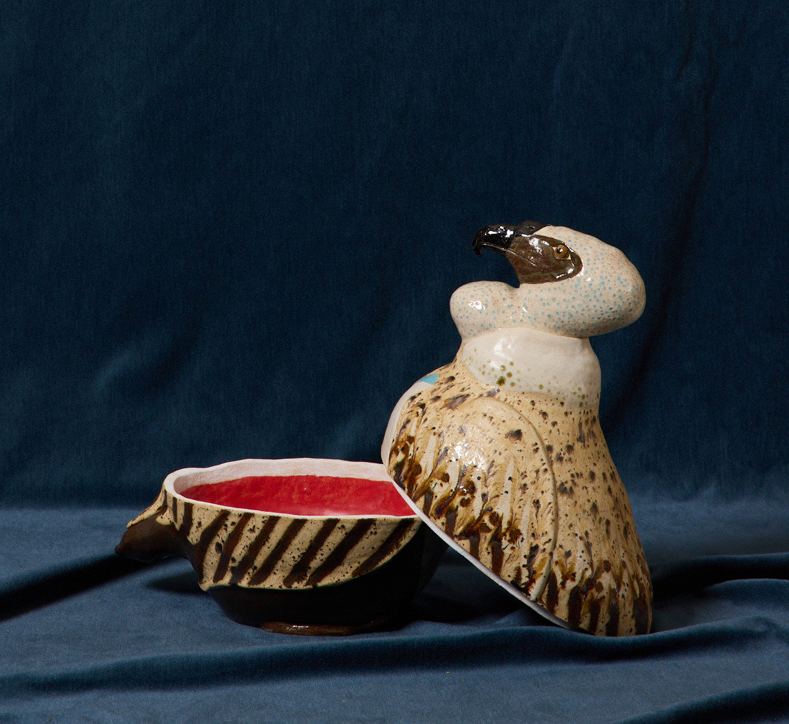 VULTURE  SOUP TUREEN BY PEARCE WILLIAMS