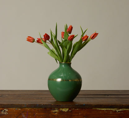 ART DECO BOCHE FERES EARTHWARE VASE
