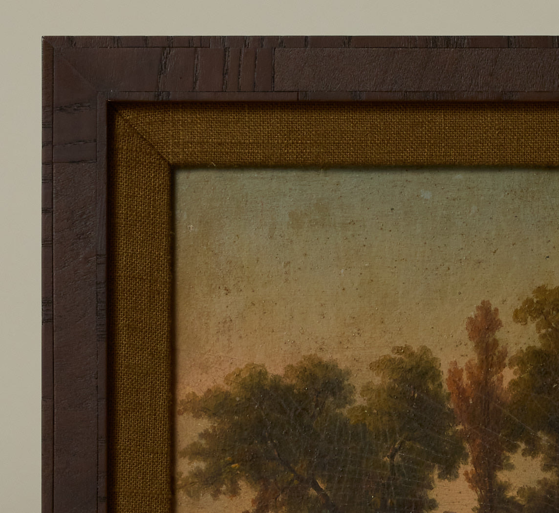 19TH CENTURY ITALIAN RIVER LANDSCAPE BY CARLO JOTTI (1826-1905)