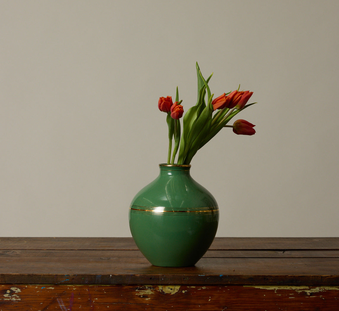 ART DECO BOCHE FERES EARTHWARE VASE