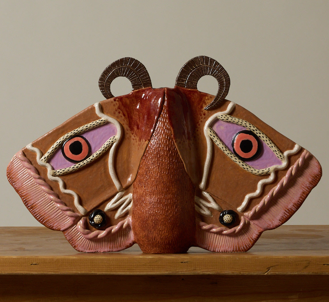 MOTH VASE BY PEARCE WILLIAMS