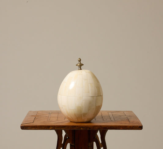 1940S COCONUT SHELL ICE BUCKET