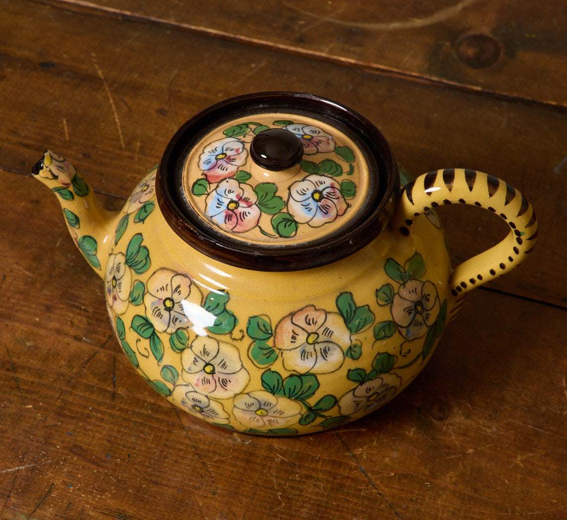 MIDCENTURY ITALIAN MAJOLICA TEA SERVICE
