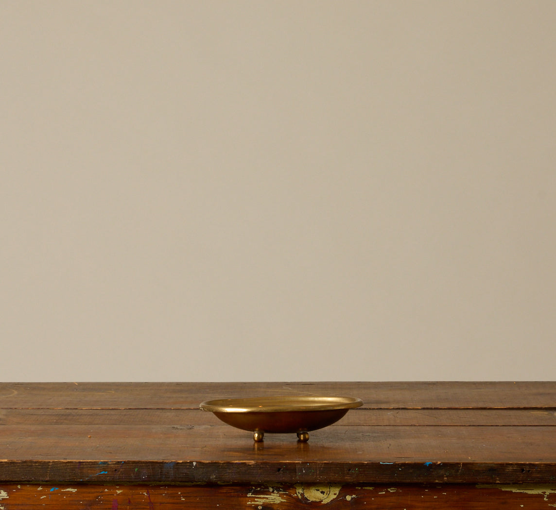 VINTAGE ITALIAN BRASS CATCHALL DISH