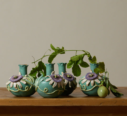 PASSION FLOWER VASE BY PEARCE WILLIAMS