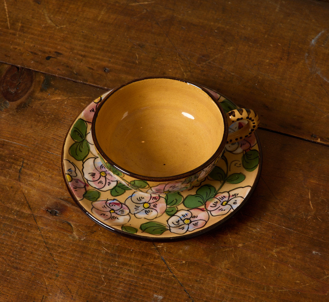 MIDCENTURY ITALIAN MAJOLICA TEA SERVICE