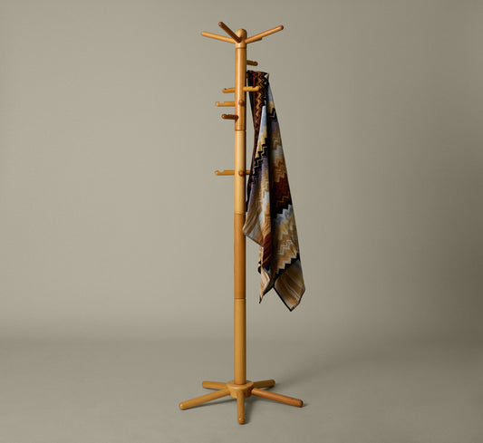 1970S SWEDISH BEECH COAT RACK