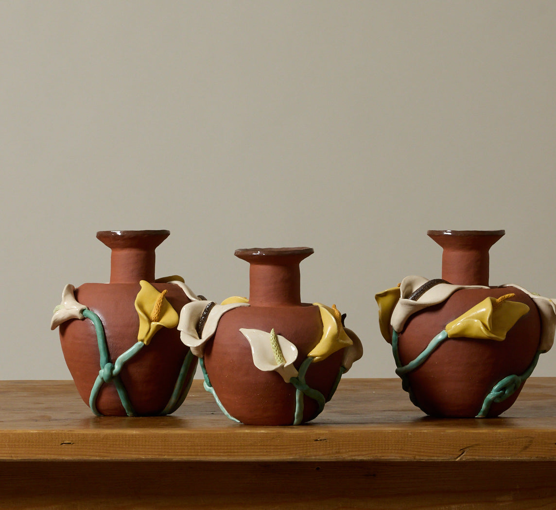 CALLA LILY VASE BY PEARCE WILLIAMS