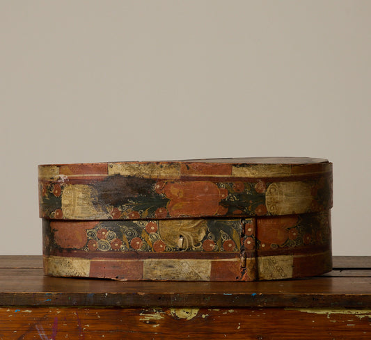 LATE 18TH CENTURY CENTURY SCANDINAVIAN BENTWOOD BRIDAL BOX