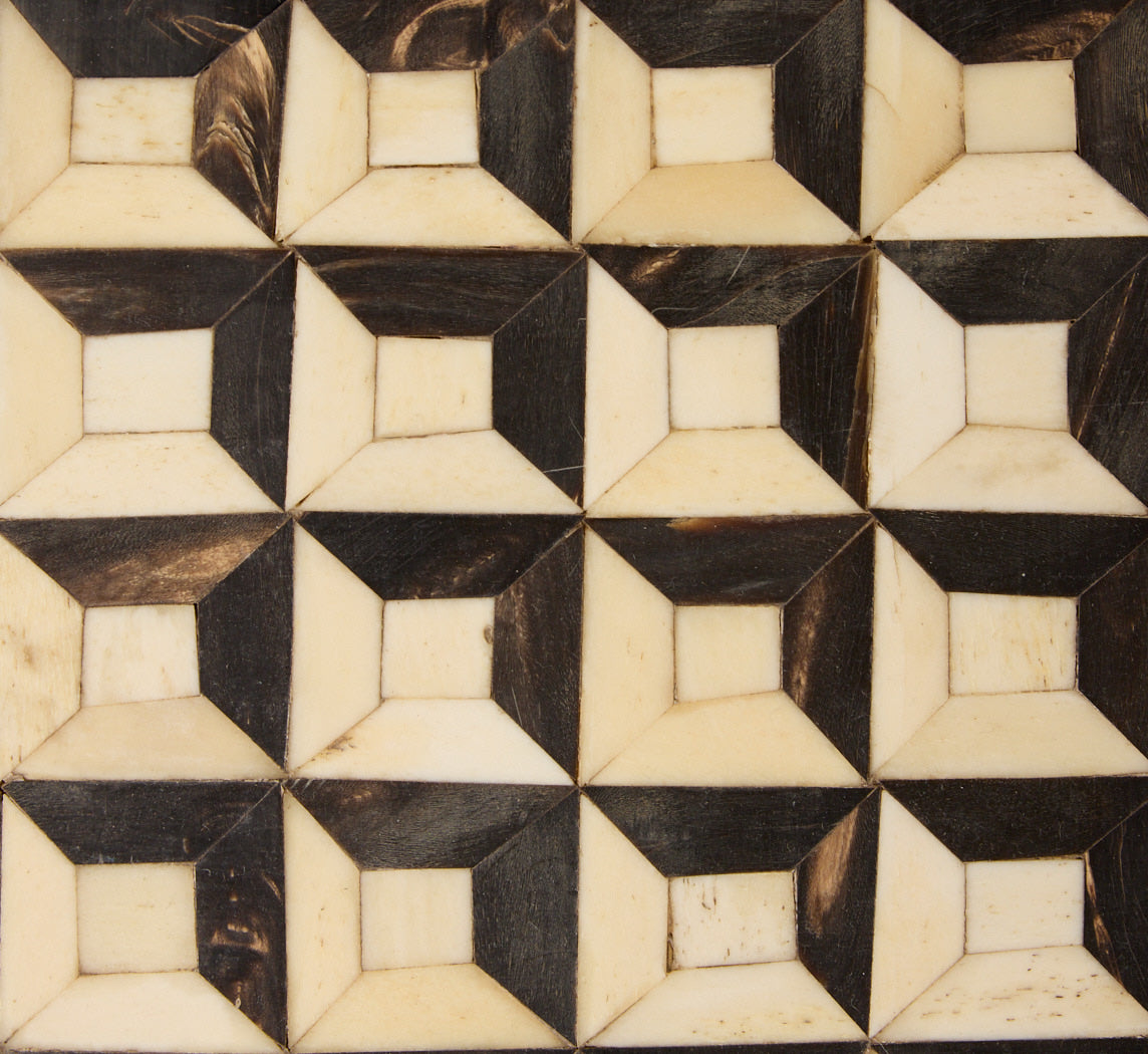 VINTAGE GEOMETRIC INLAY BOX