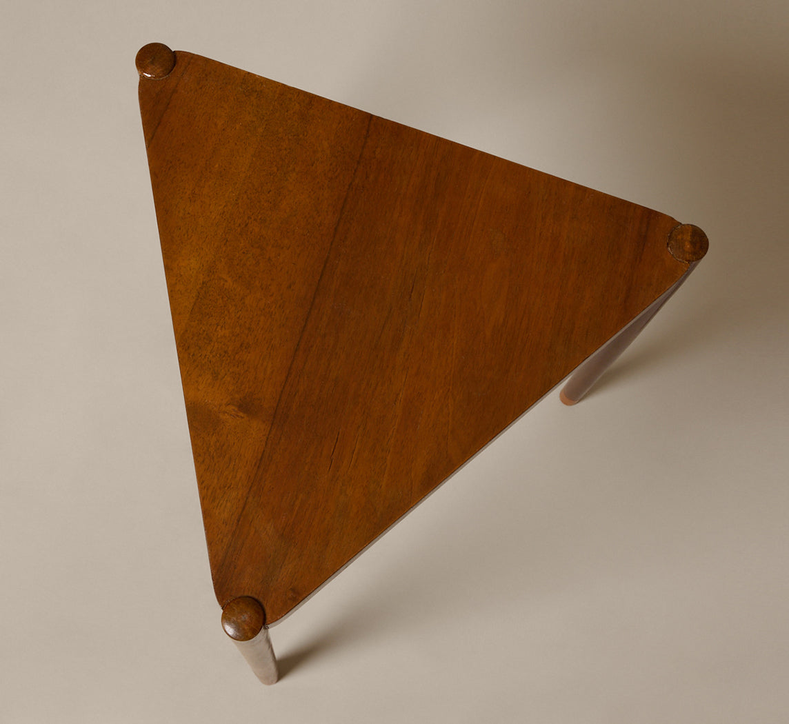 1960S DANISH WALNUT SIDE TABLES ATTR. TO EDMUND JORGENSEN