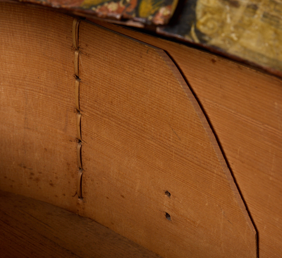 LATE 18TH CENTURY CENTURY SCANDINAVIAN BENTWOOD BRIDAL BOX