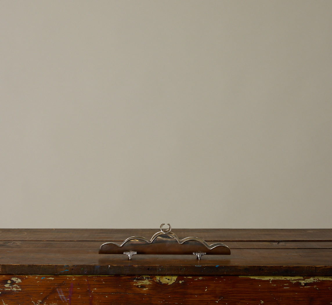 1940S ITALIAN SILVER BAGUETTE HOLDER