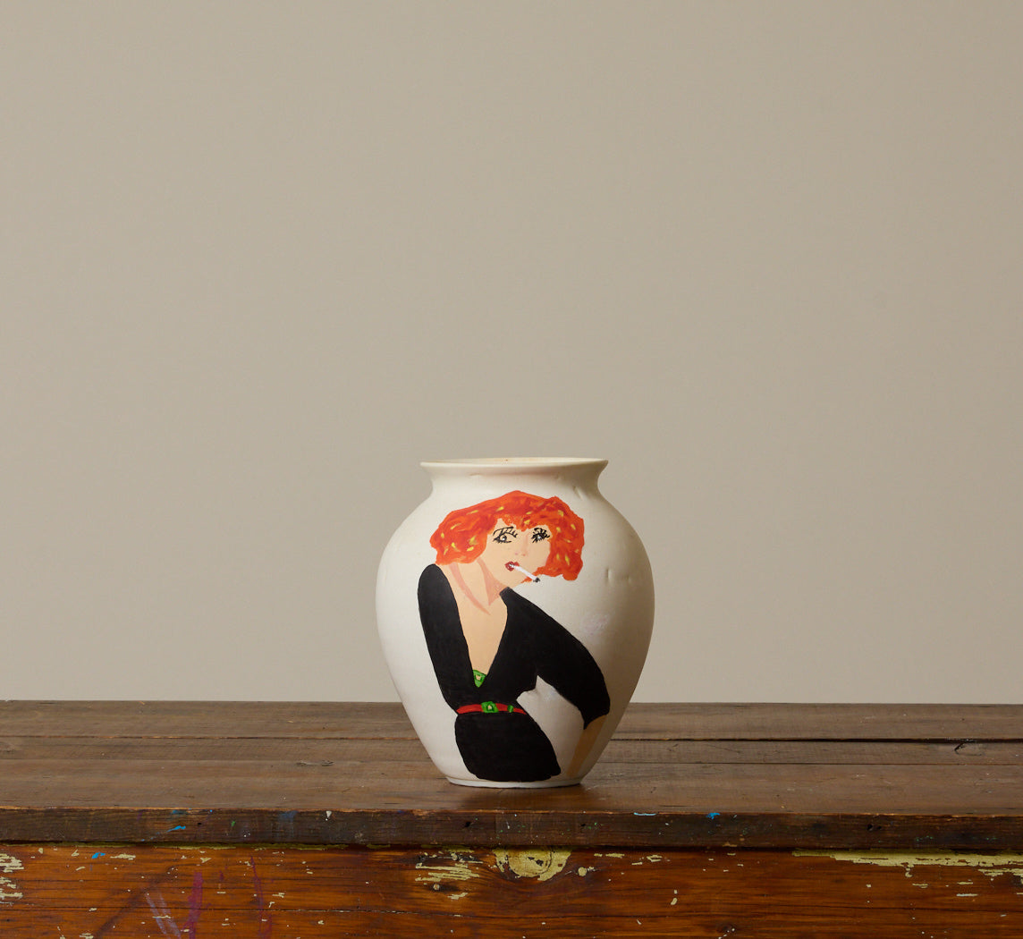 REDHEAD MUSE VASE BY ABRA