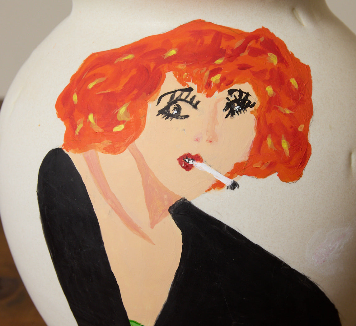 REDHEAD MUSE VASE BY ABRA