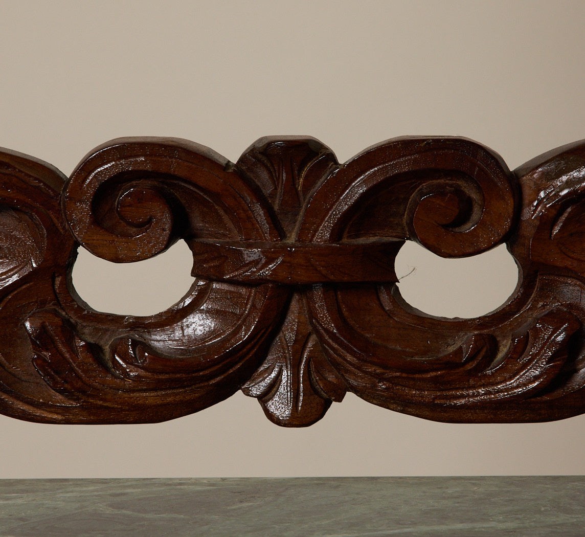 1940S ITALIAN NOVECENTO WALNUT & MARBLE VANITY SET