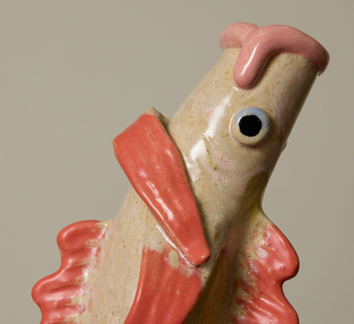 PEARCE WILLIAMS SMALL CORAL FISH VASE