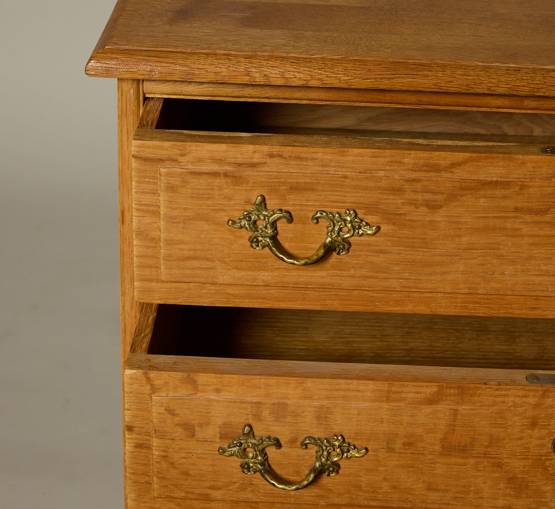 MANNER OF KJAERNULF DANISH OAK CHEST, C. 1970'S