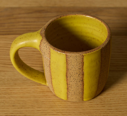 COFFEE MUG BY SALT CERAMICS IN YOLK STRIPE