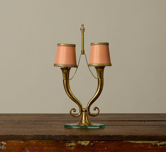 1950S ITALIAN MODERNIST TABLE LAMP IN THE STYLE OF EMILIO LANCIA
