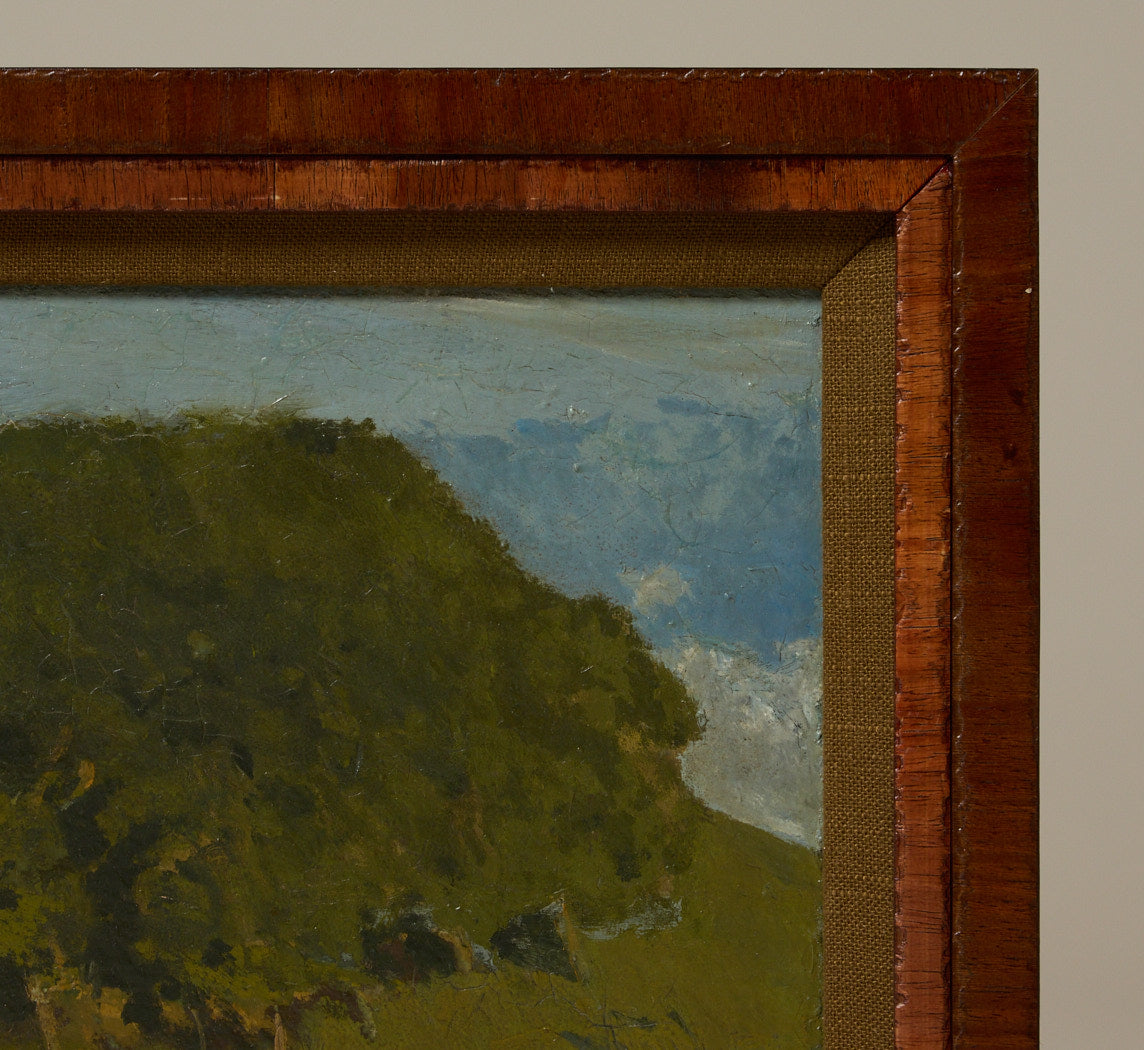 20TH CENTURY HILLSIDE LANDSCAPE