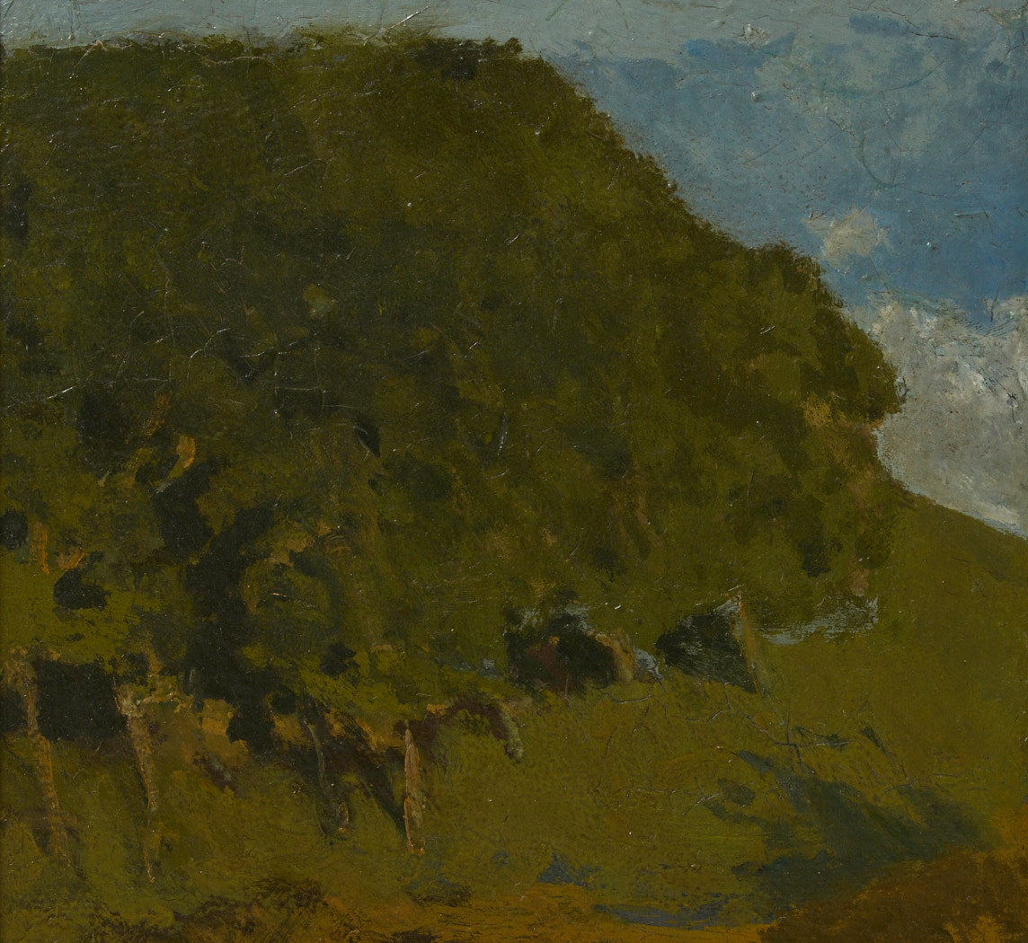20TH CENTURY HILLSIDE LANDSCAPE