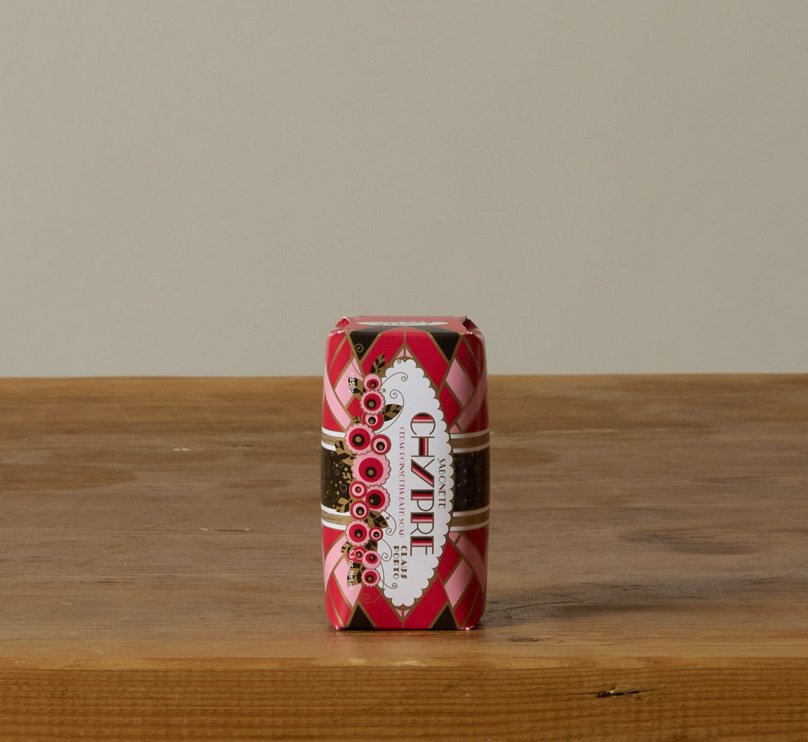 CHYPRE CEDAR POINSETTIA SOAP BAR BY CLAUS PORTO