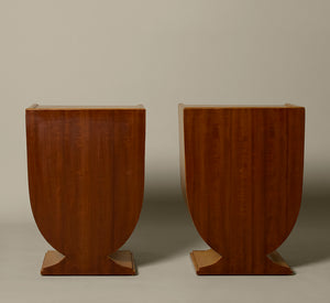 PAIR OF ART DECO BEDSIDE TABLES