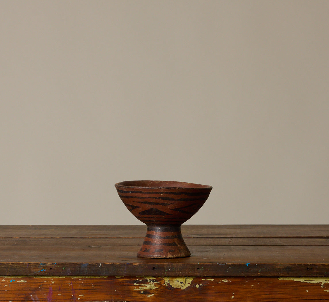 NARINO CARCHI WAX RESIST PEDESTAL BOWL