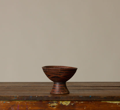 NARINO CARCHI WAX RESIST PEDESTAL BOWL